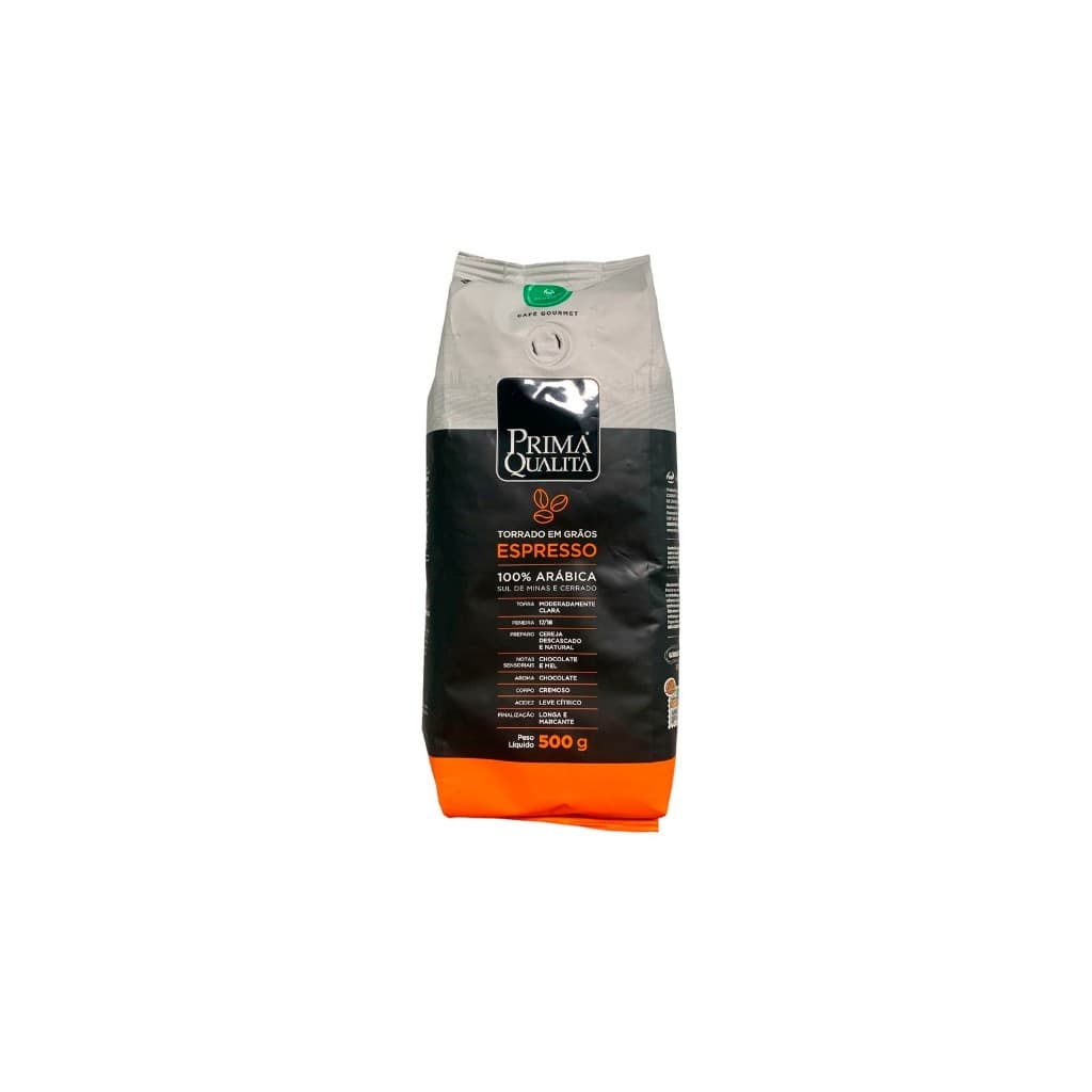 Café Torrado Em Grãos Prima Qualità Gourmet Pacote 500g