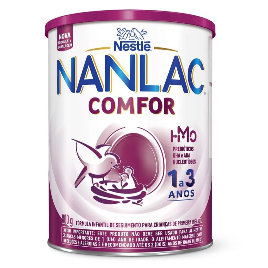 Fórmula Infantil Nanlac Comfor 1 a 3 anos