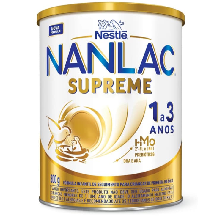 Nanlac Fórmula Infantil Supreme 800G 1 a 3 Anos