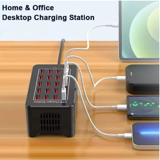 Carregador USB 20/30 portas HUB 150W Universal carregamento rápido