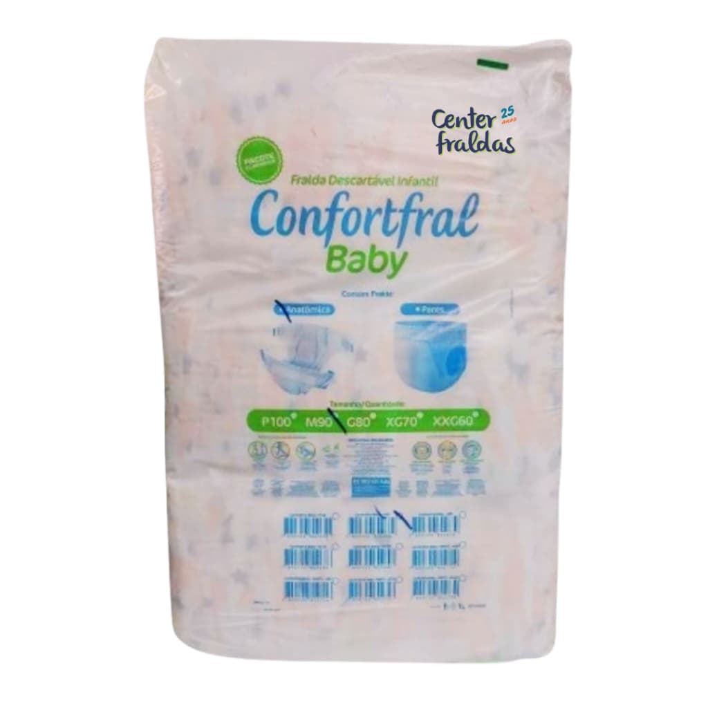 Pacotão Fraldas infantil Descartáveis Confortfral 2°linha - Promoção