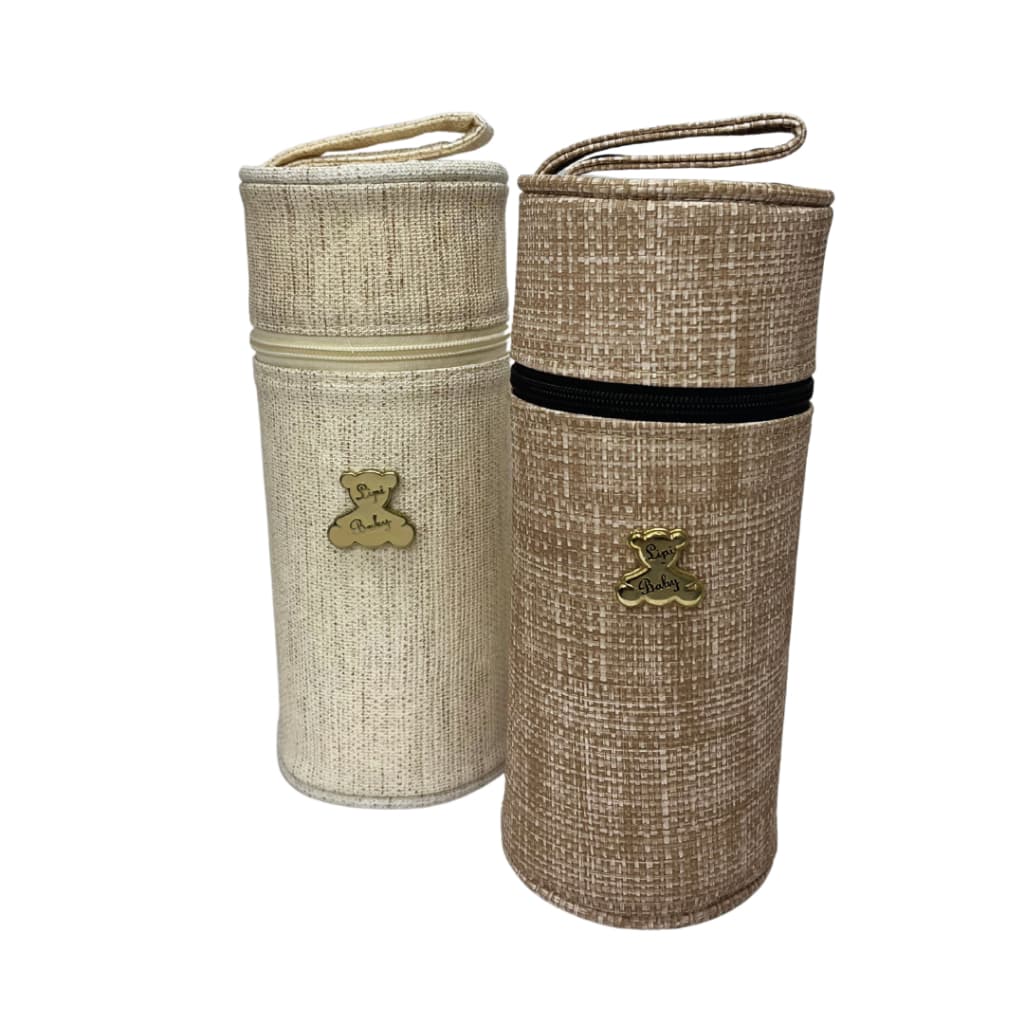 Protetor Porta Mamadeira Luxo Neutro Unitário Chapinha Eps Elegante Útil Isolamento Térmico