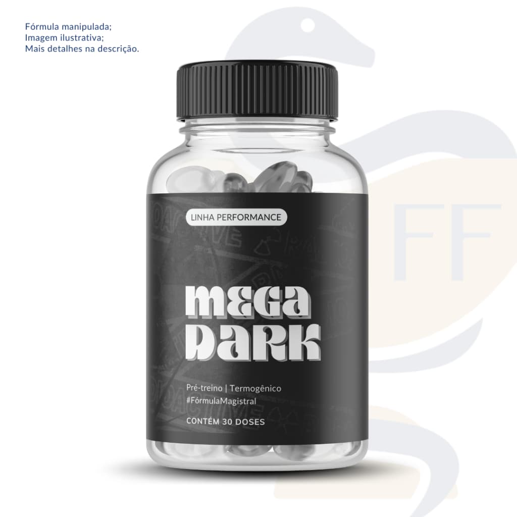Mega Dark Termogenico 30 doses - Pre Treino