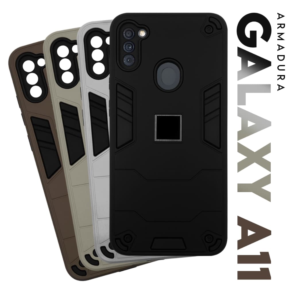 Capa Capinha Case Armadura Militar Samsung Galaxy A11 A115 tela 6.4 Premium Protetora Resistente Anti-Impacto Anti-Shock