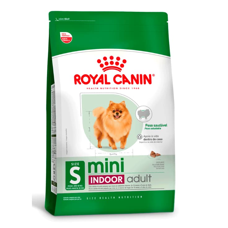 Ração Royal Canin Mini Indoor Adult 7,5kg – Cães Adultos Raças Pequenas