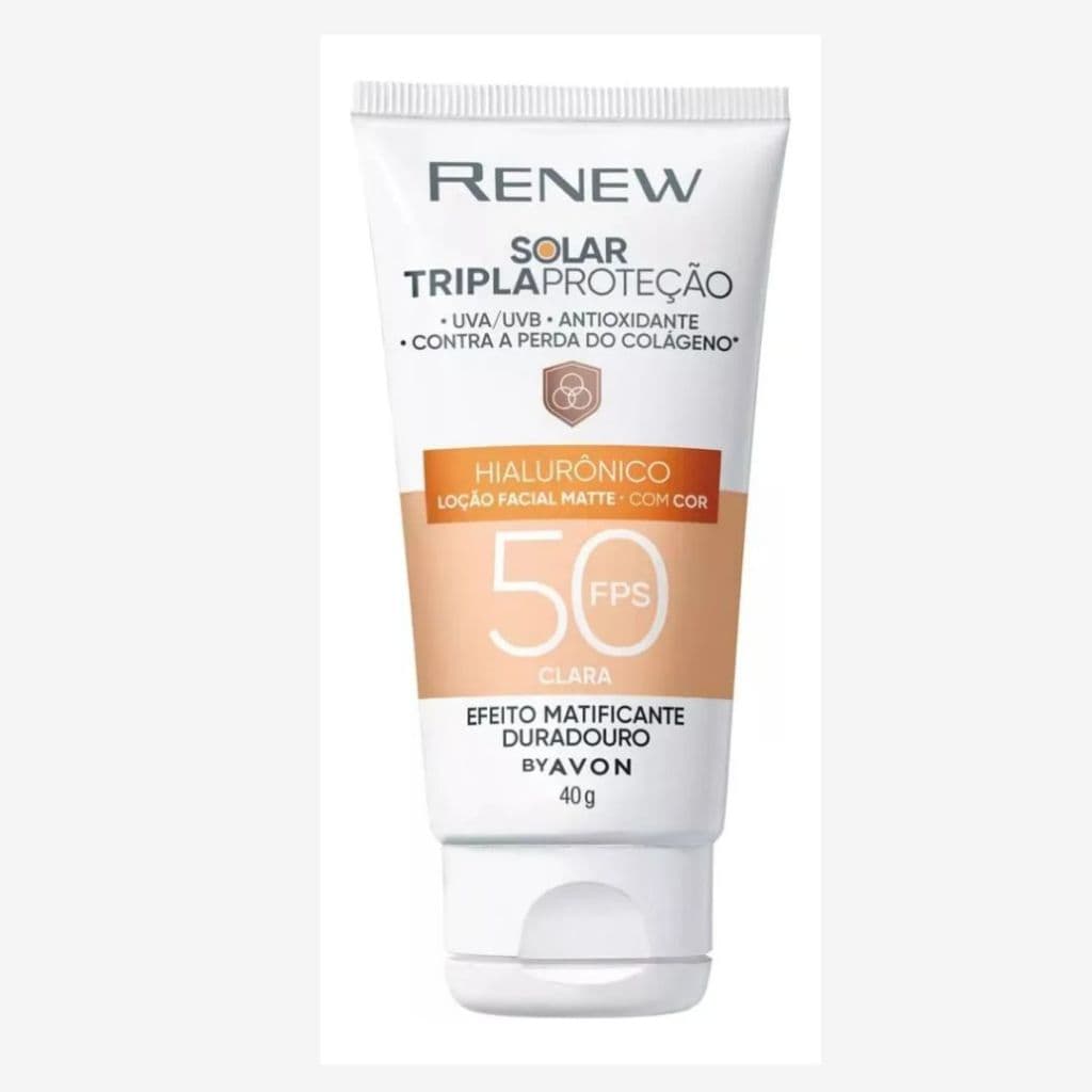 Protetor Solar Renew Com Cor Clara Fps 50