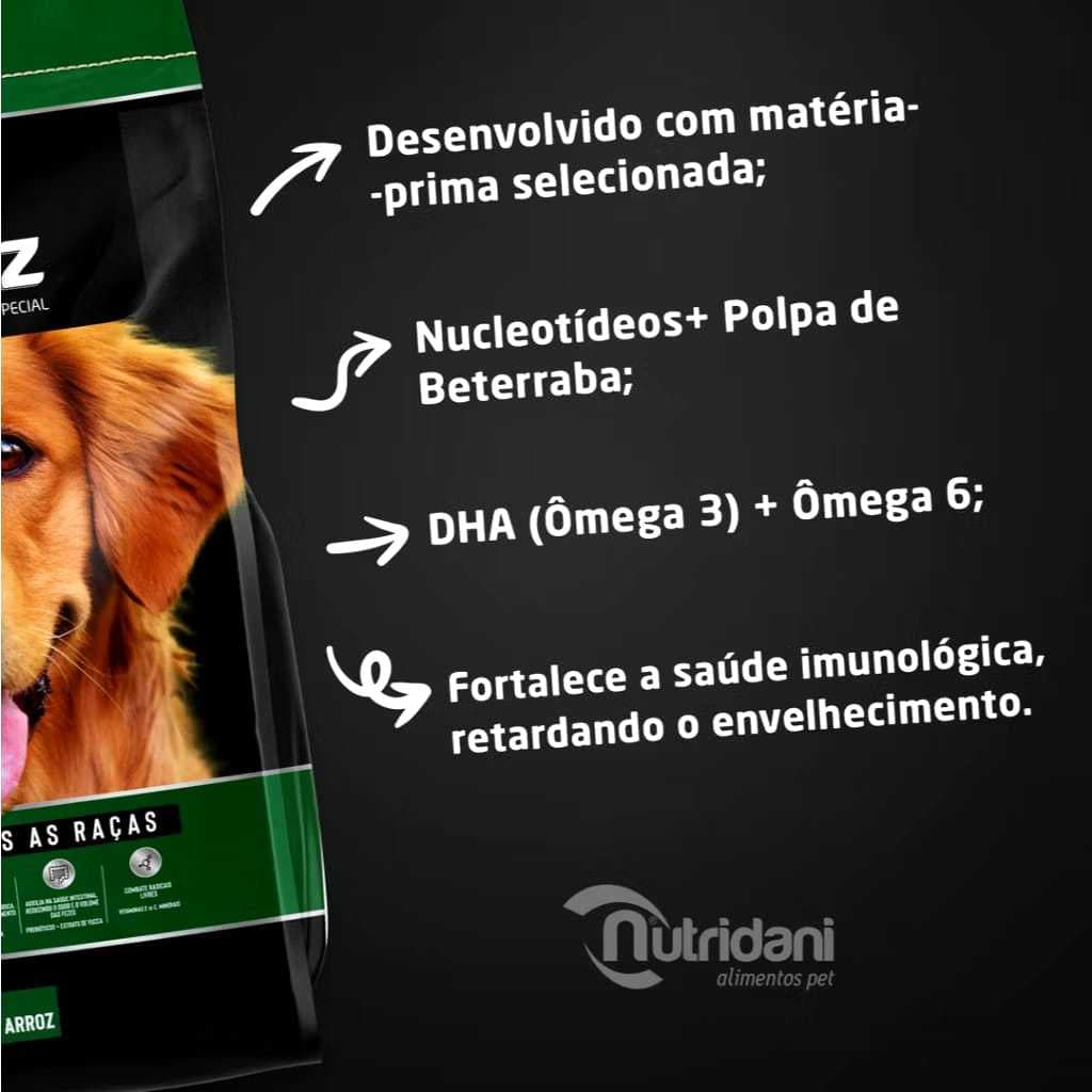 RAÇÃO PARA CACHORRO QUARTZ ESSENCIAL PREMIUM ADULTOS TODAS AS RAÇAS 15KG