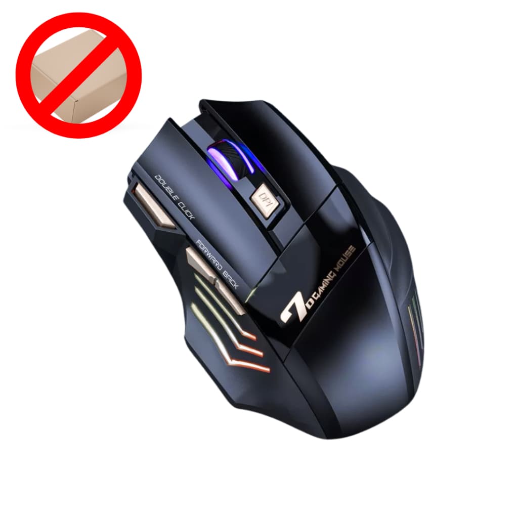 Mouse Gamer Para Jogo 3200dpi Profissional Ergonômico com fio Óptico LED RGB USB PC - SEM CAIXA
