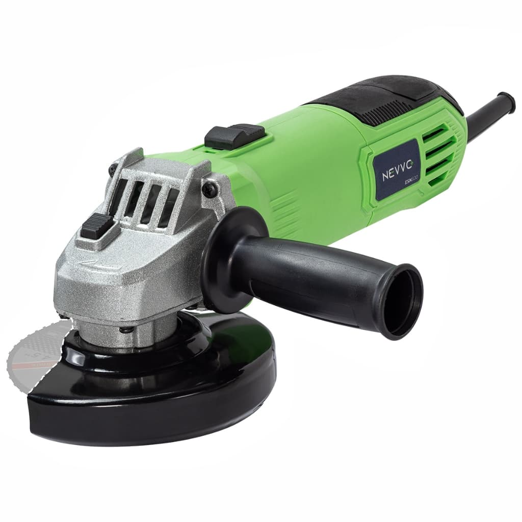 Lixadeira Esmerilhadeira Angular 500W 4.1/2 11000RPM C/ Punho Auxiliar ESN500 NEVVO