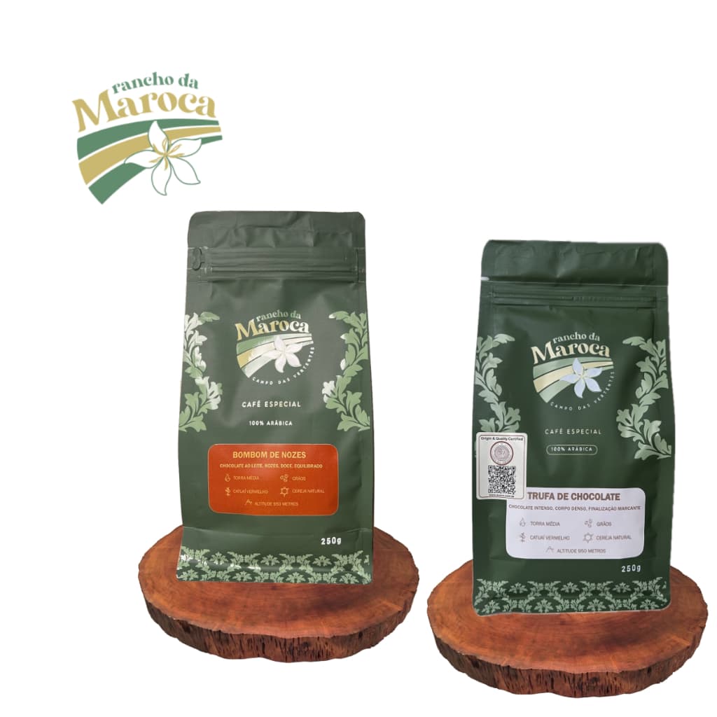 Kit com 2 Pacotes Café Especial em Grãos Rancho da Maroca - 2 x 250g
