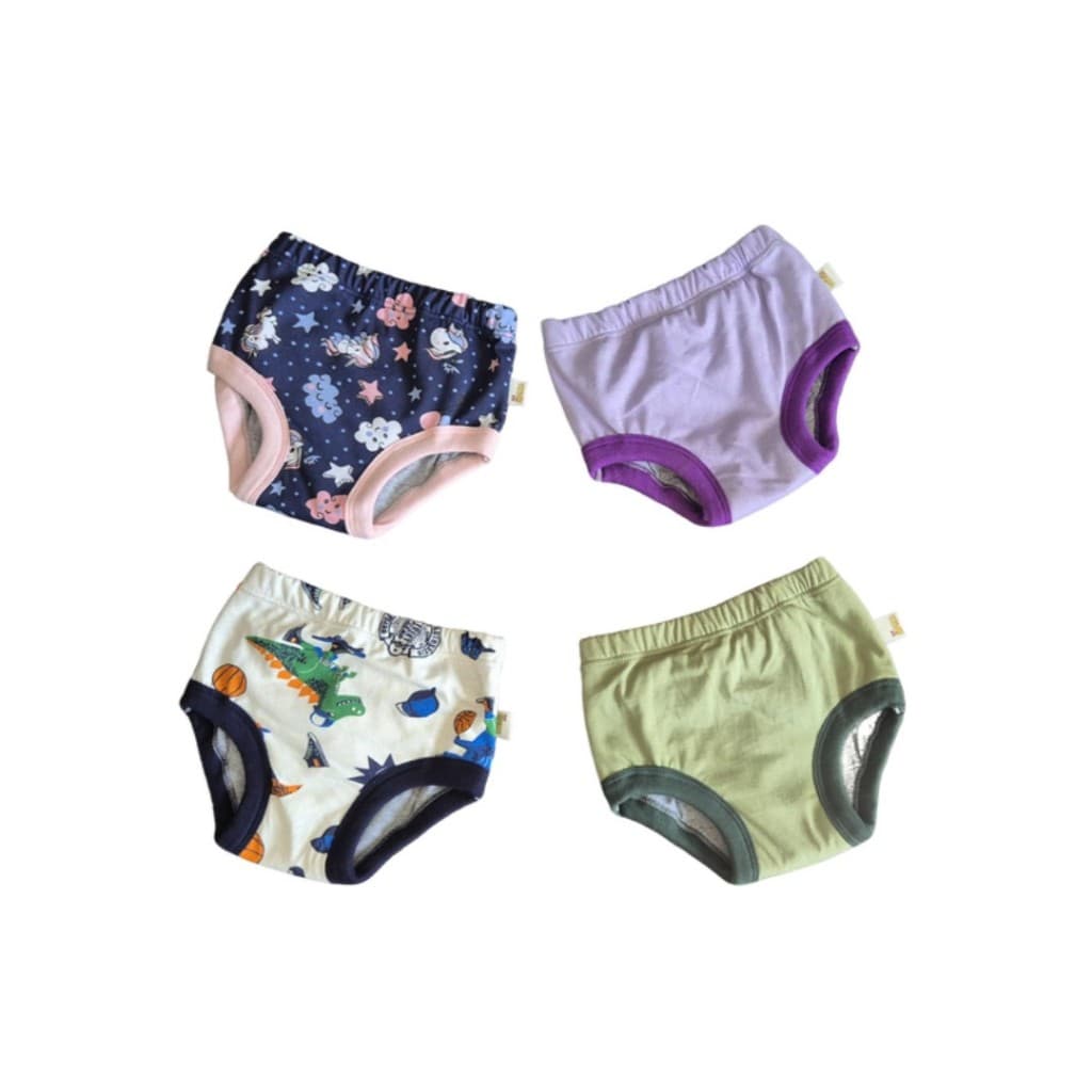 KIT C/2 Roupa Cueca Calcinha Desfralde Noturna Impermeavel Treinamento Absorvente Fralda