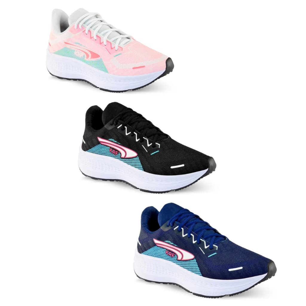 Kit Feminino KRF 3 Pares | Caminhada Corrida Atividades Físas Academia Dia a Dia Lazer
