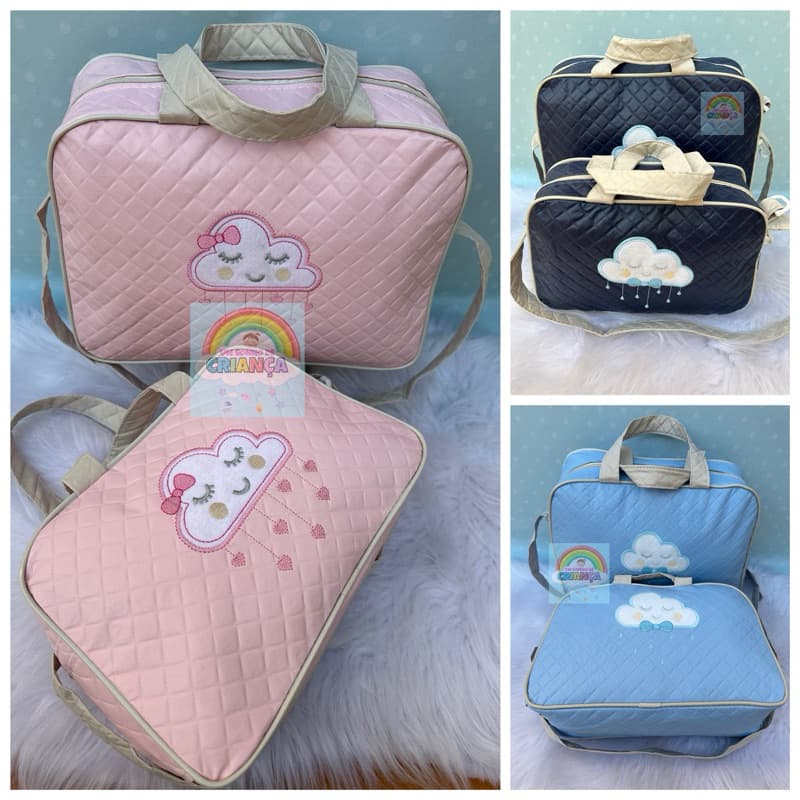 Bolsa Saída Maternidade Modelo Menina Menino Presente Recém Nascido