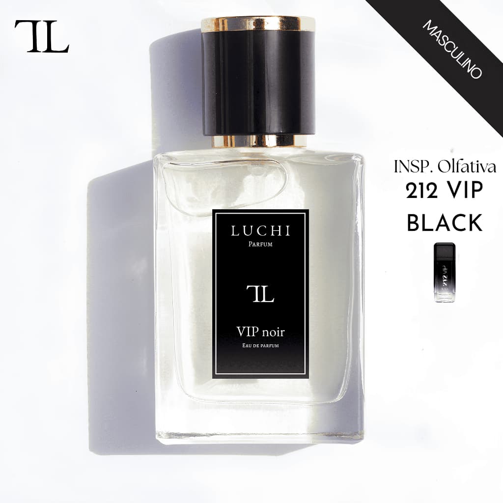 Perfume Masculino VIP Noir Luchi Parfum (Aroma importado) - Alta fixação