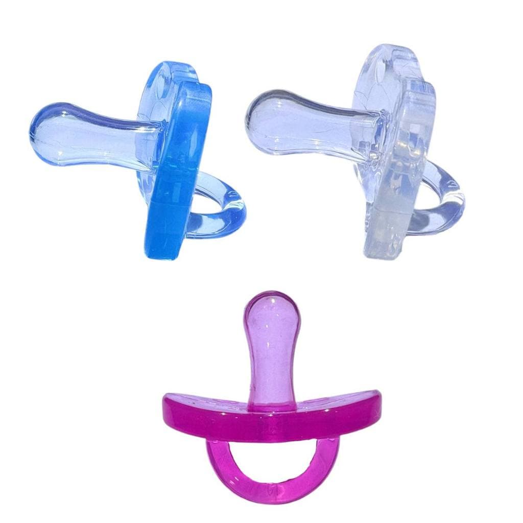 Chupeta 100% Silicone Anatômica Livre de BPA – Ideal para Bebês de 0 a 6 Meses