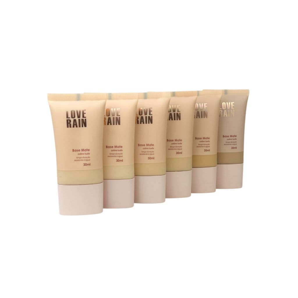 Base líquida Matte Alta cobertura Lové Rain LRF2001