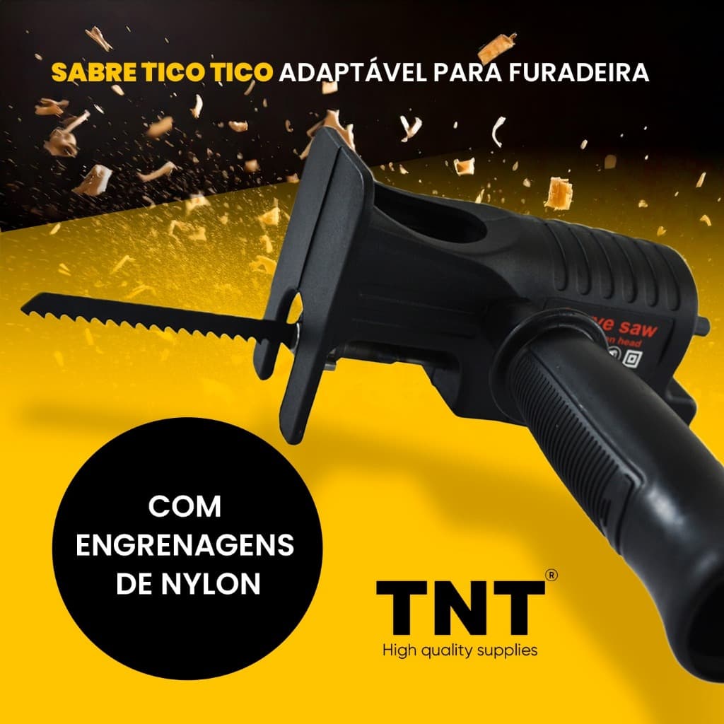 Adaptador De Serra Elétrica Tico Tico Sabre Para Furadeira