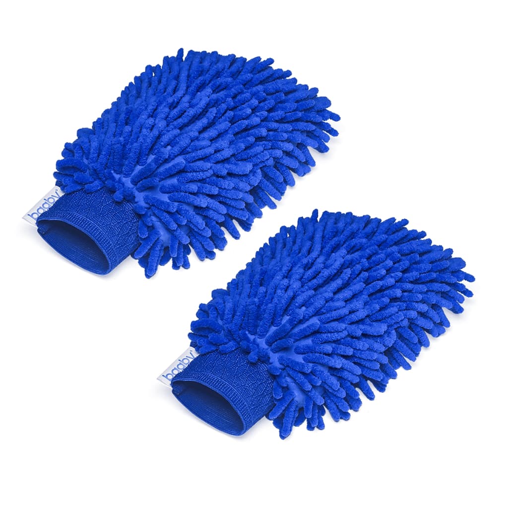 Kit 2 Luva de Microfibra Multiuso Limpeza Automotiva, Carros, Vidros, Móveis - Bagby