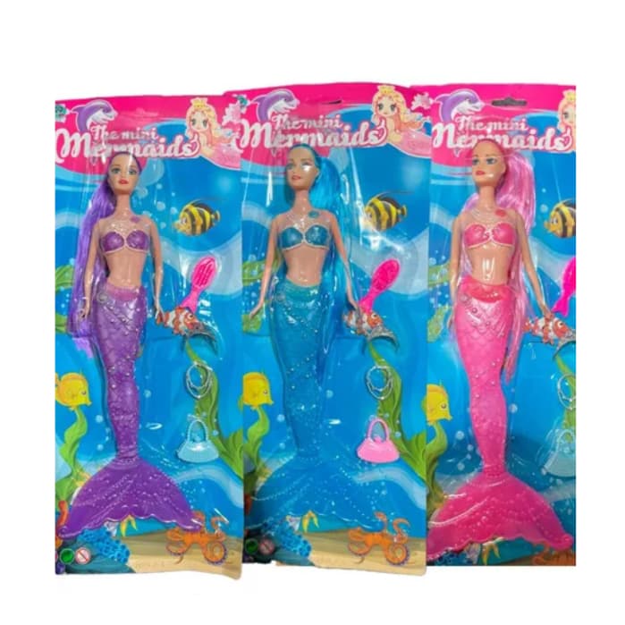 Boneca Princesa Sereia Articulada Brinquedo Menina Lindo