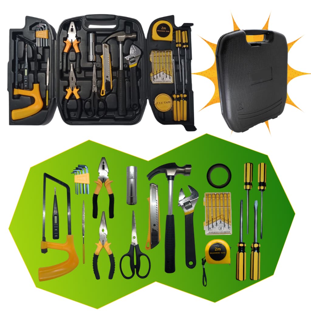 Kit/Jogo de ferramentas Maleta 26 peças Envio 24 horas Jogo de Ferramentas 200 Peças com Maleta