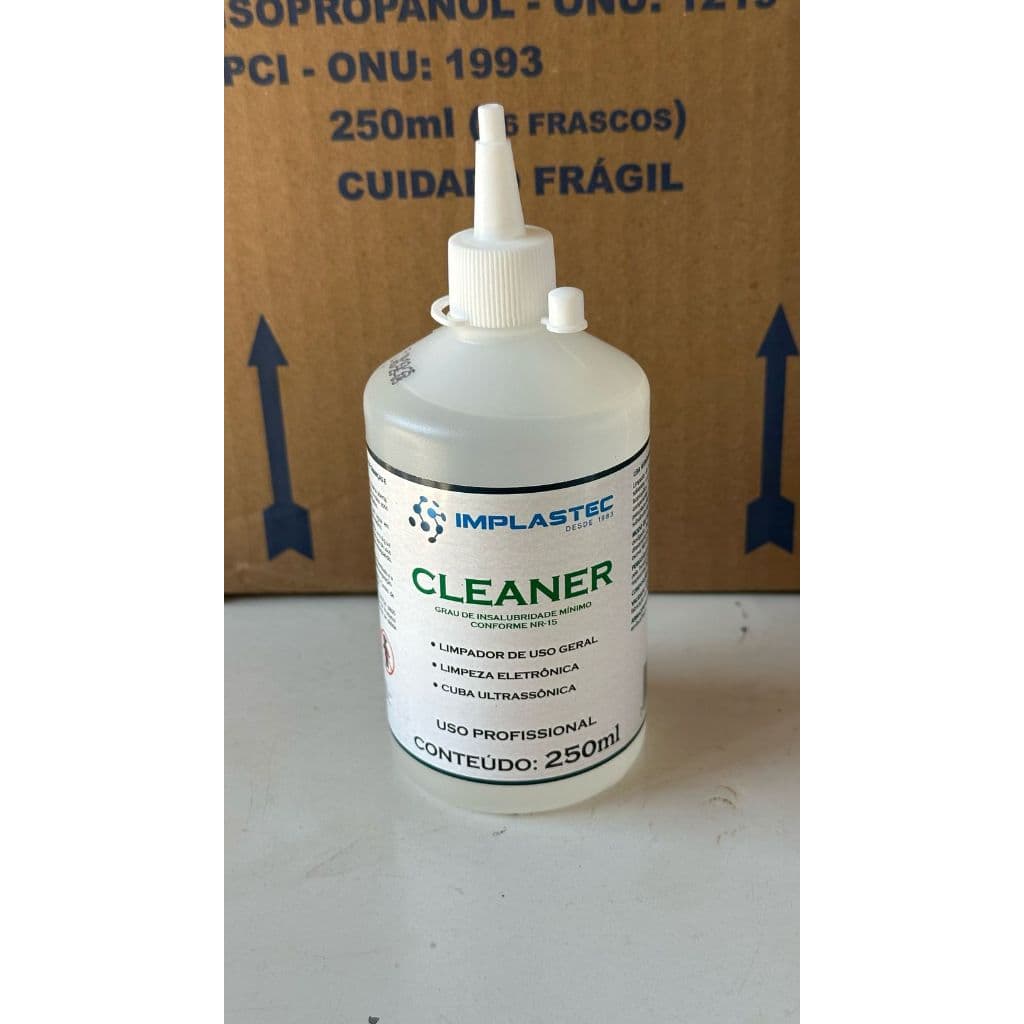 Cleaner 250ml Limpador de Uso Geral, Eletrônica, PCB PCI Placas Conectores – Implastec