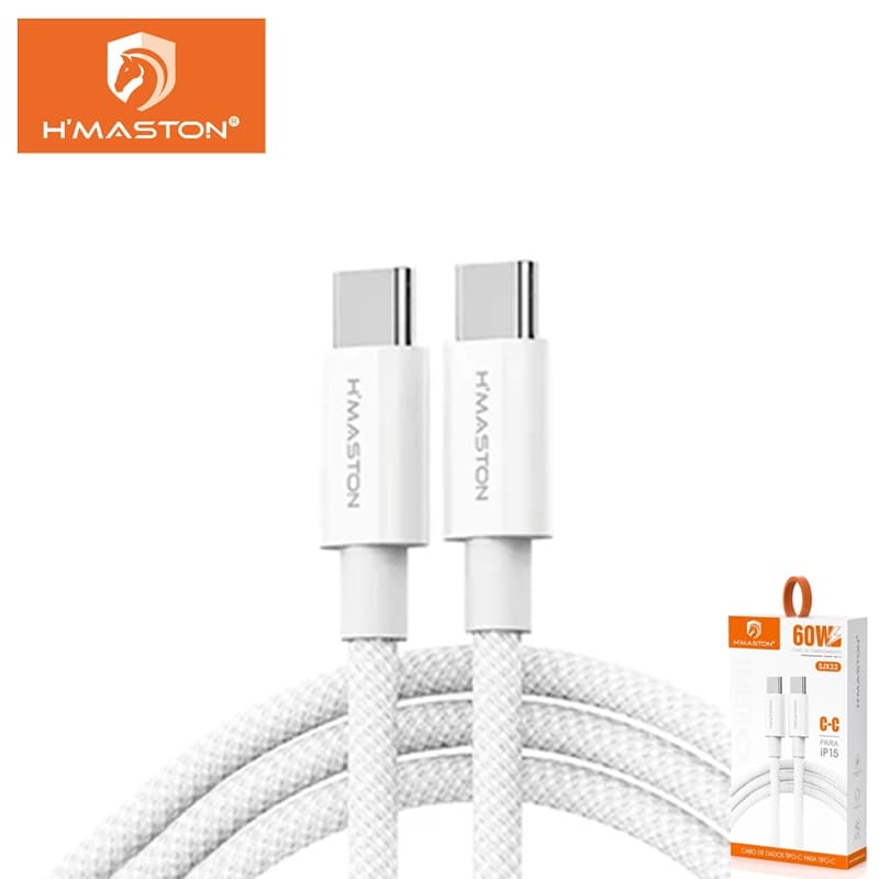 Electro Nest Cabo Tipo C 60W Carregamento rápido Adequado para vários telefones celulares 1M/2M SJX32/35
