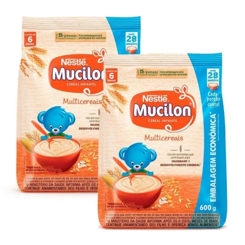Cereal Infantil Mucilon Multicereais 600g