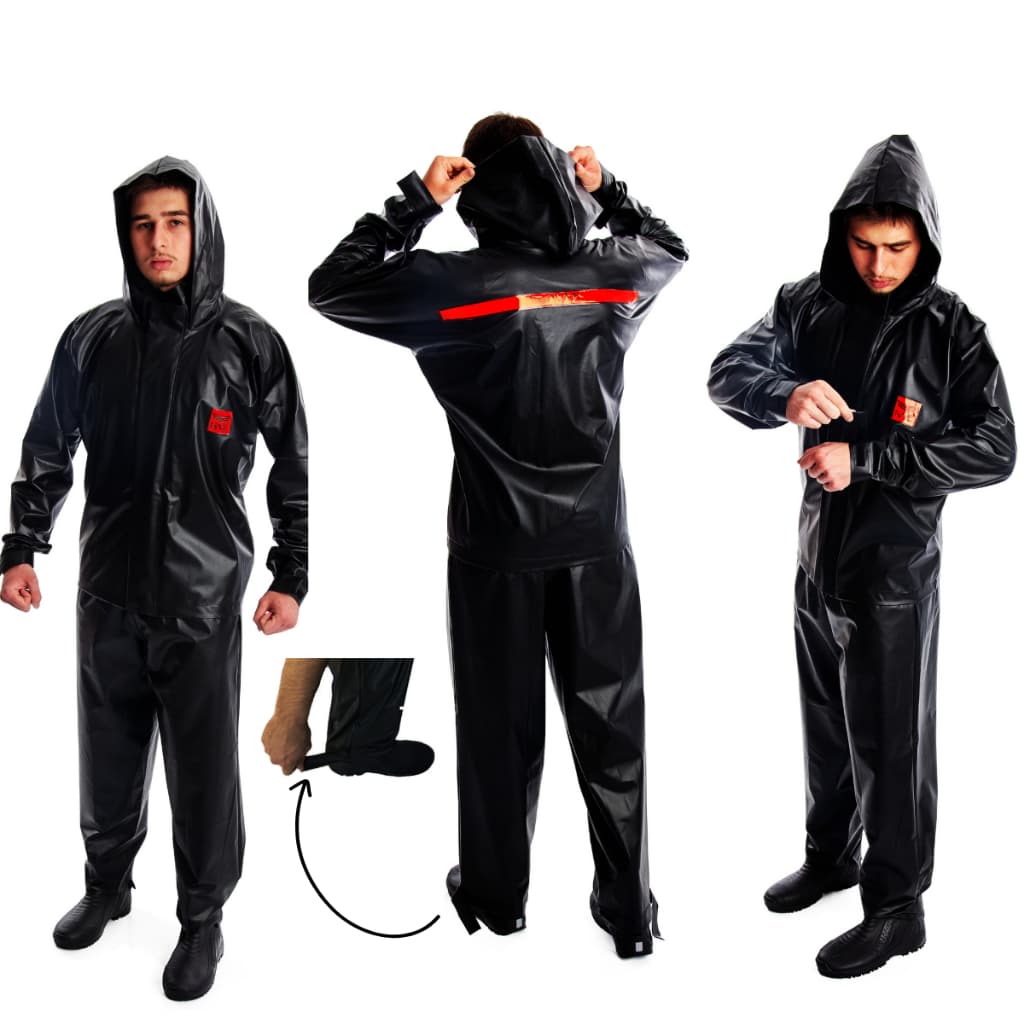 Capa De Chuva Motoqueiro Moto Nave 100% Impermeável PVC Masculino