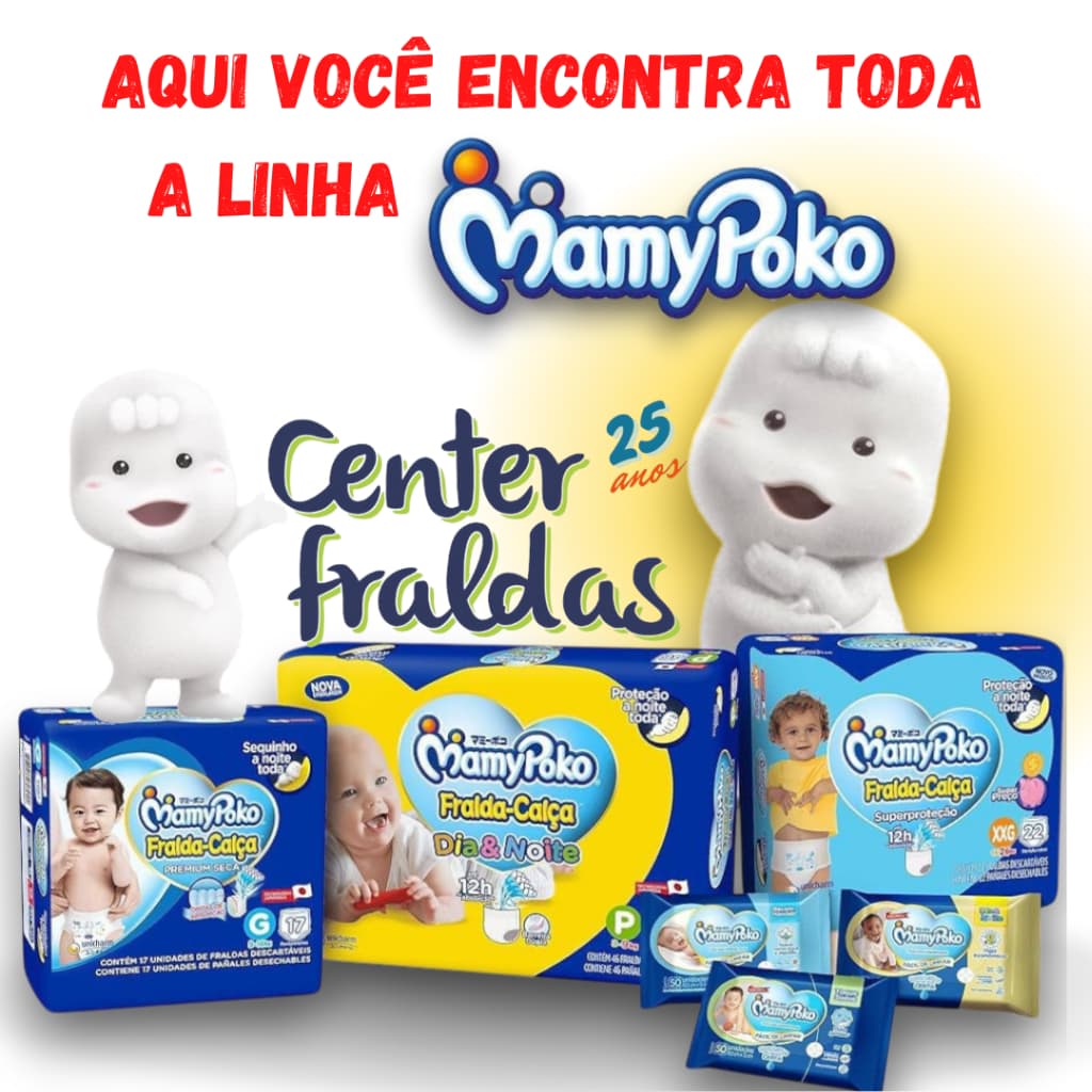 Fralda Calça Infantil Mamypoko Dia & Noite M, G, XG e XXG Tecnologia Japonesa