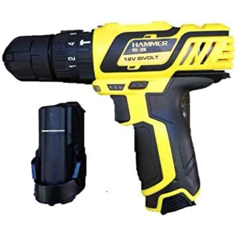 Hammer, Furadeira Parafusadeira com Impacto 12V - GYPLI120