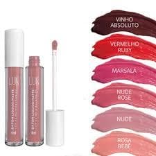 ✨ Batom Líquido Matte com Ácido Hialurônico - LUK ✨