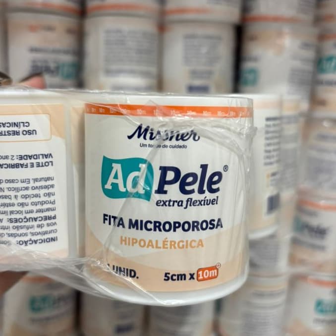 Fita Micropore 5x10cm - Kit 06 Unidades