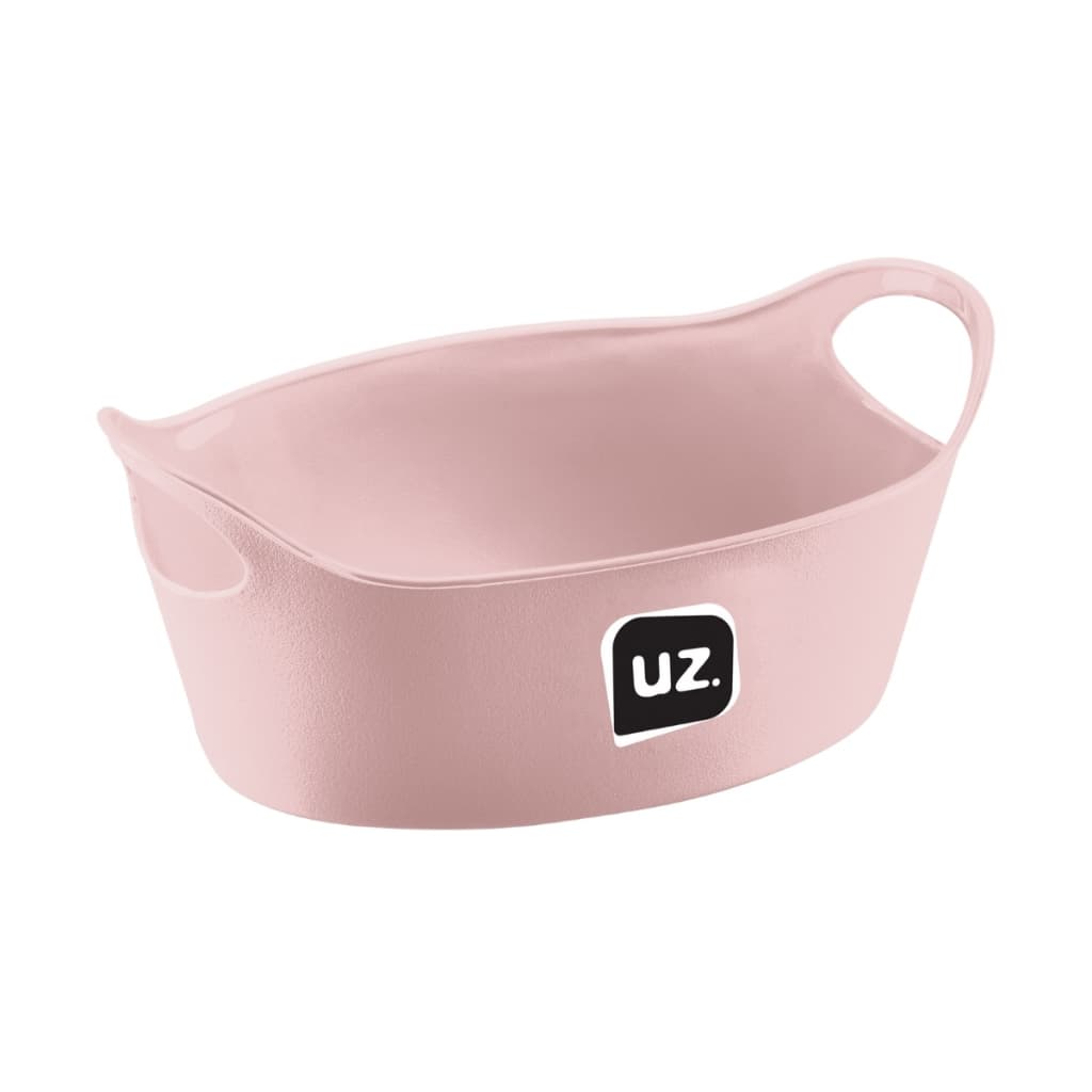 Cesto Plus P Organizador Multiuso Servir Armazenar Cozinha Lanchonete Casa Lavanderia Uz323 - Rosa