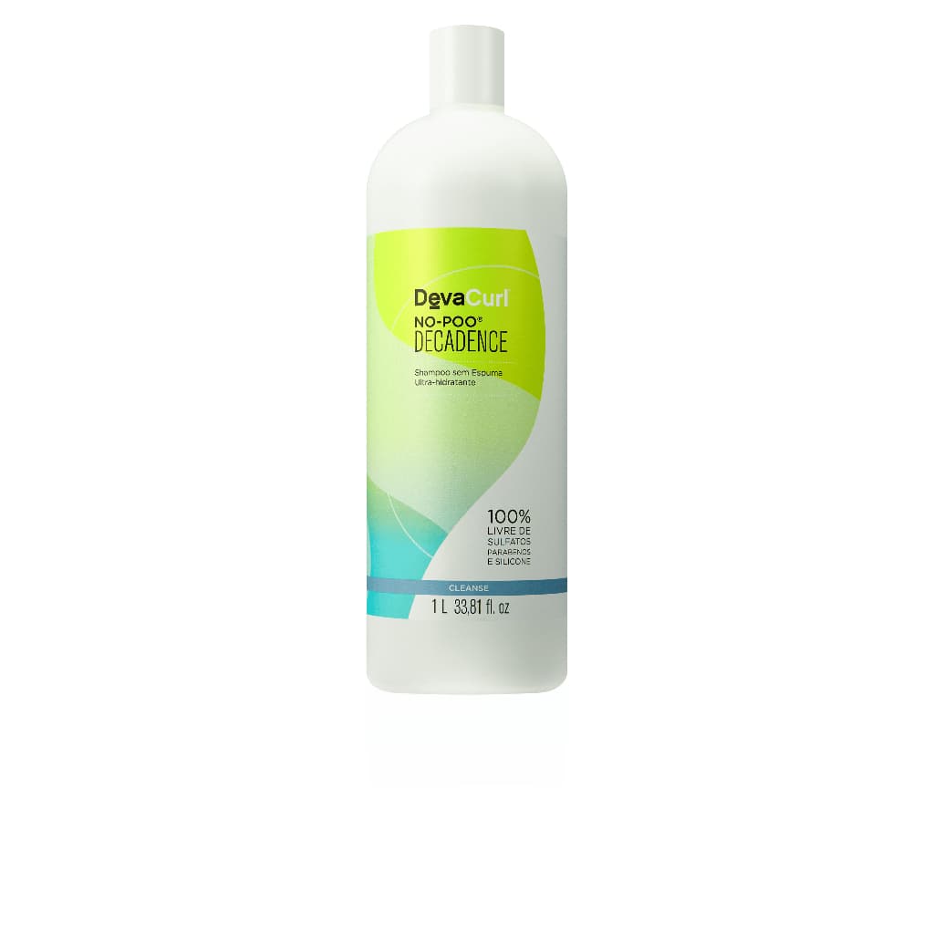 Deva Curl Shampoo No-Poo Decadence 1000ml – Limpeza Hidratante para Crespos – Curvaturas 3C 4A 4B 4C