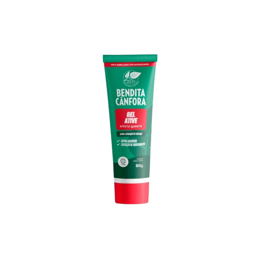 Gel Ative Bendita Cânfora 80g KIT Com 1/3un