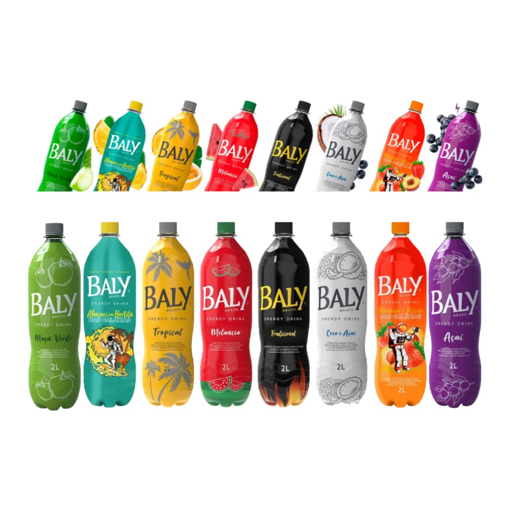 Bebida Energética Baly 2L C/6 und SABORES DIVERSOS