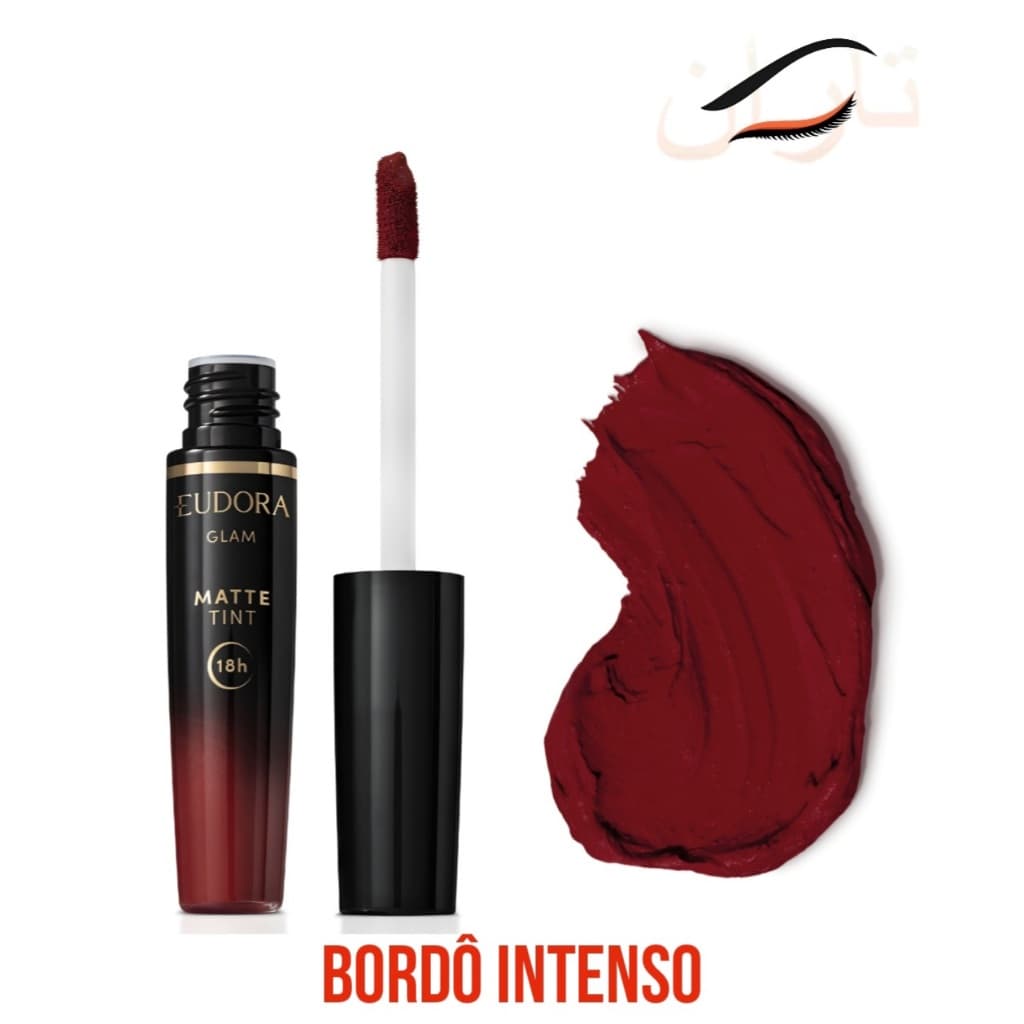 Batom Líquido Eudora Mate Matte Tint 4ml - Bordô Intenso
