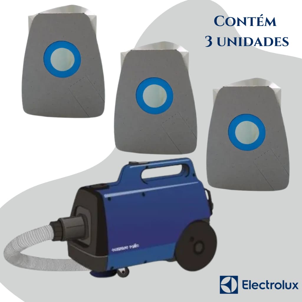 Saco Descartável para Aspirador de Pó Compatível com Electrolux - Super Compact A330-A340-A350 1100w