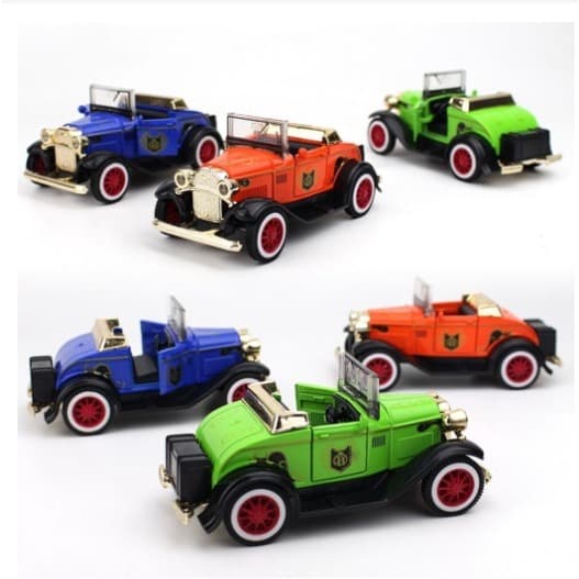 Carrinho Miniatura Antigo Calhambeque Clássicos Abre Porta