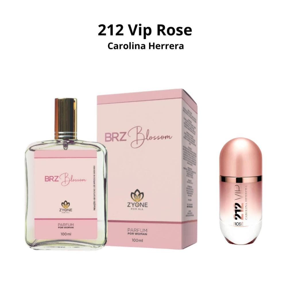 Perfume BRZ Blossom Feminino Alta Fixação 25% de Essência Importada Parfum Zyone