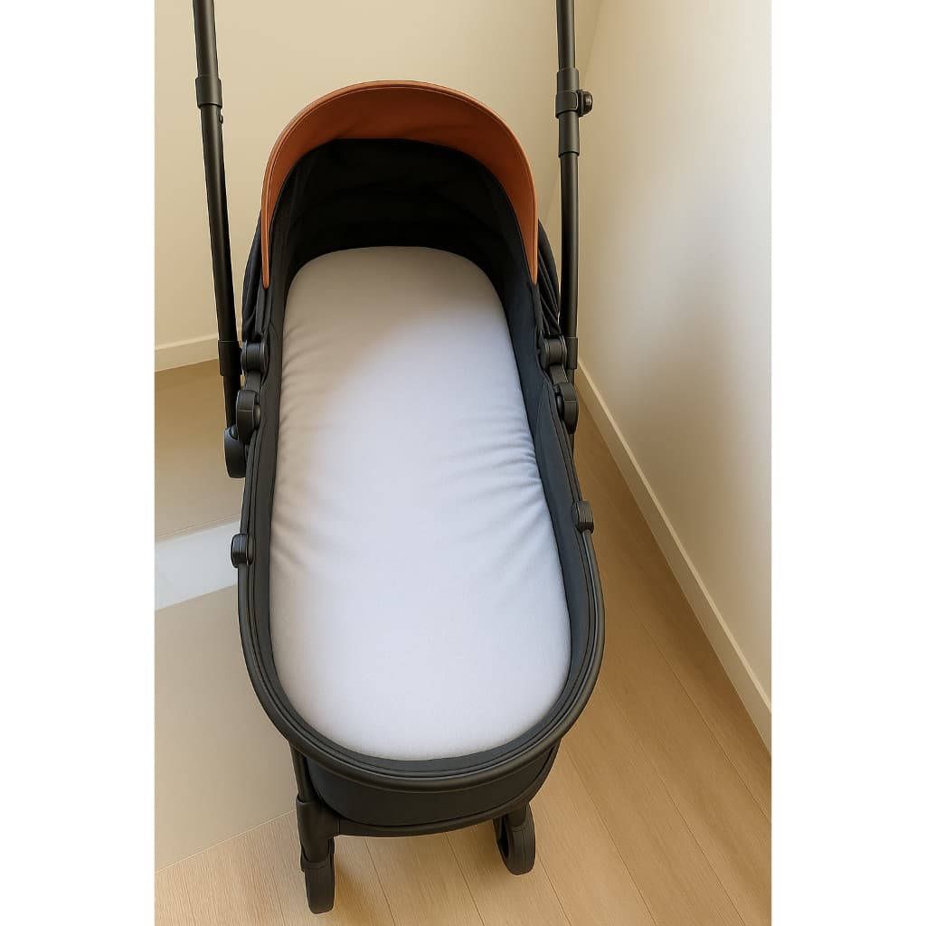 Lençol Oval Para Carrinho Bebê Moises 77x34 Percal 200 Fios 100% Algodão