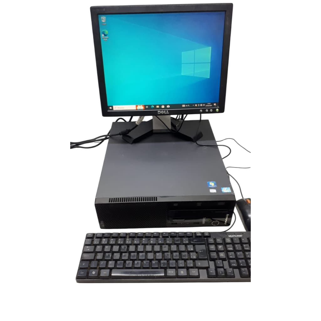 Computador Lenovo E72 CORE I5-3ª 4GB DDR3 HD 500GB Com Monitor Dell17" Sem Wi-fi