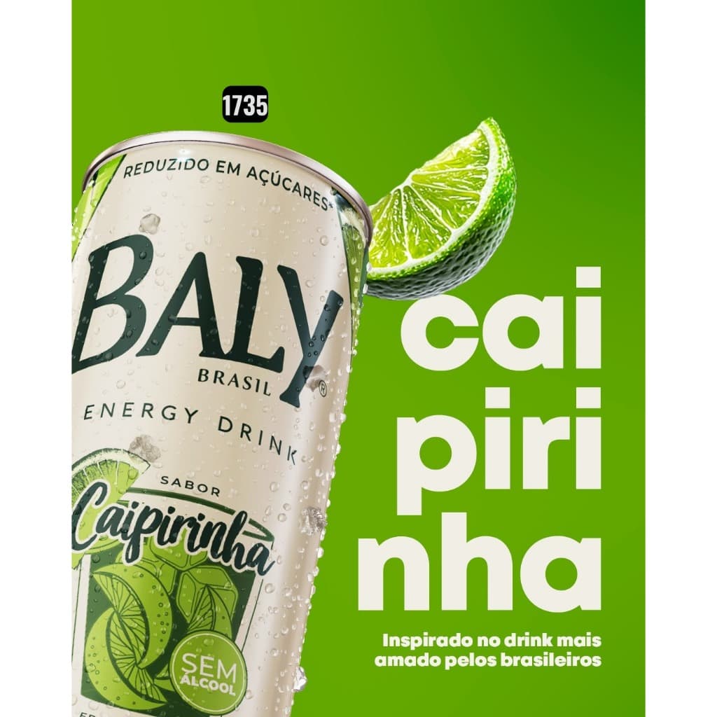 ENERGETICO BALY CAIPIRINHA 250ML DP.06UN