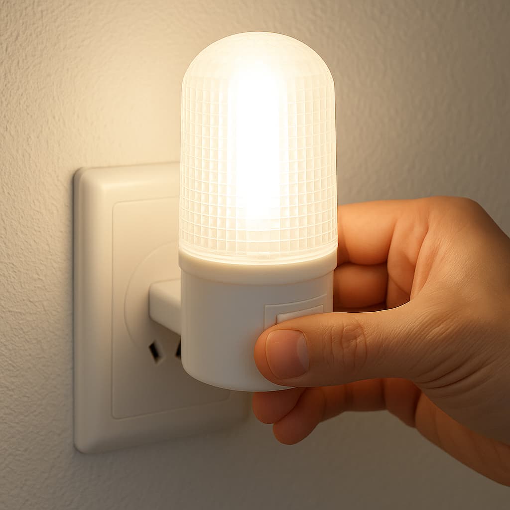 Luminária com 1 ou 2 unidades Abajur de Parede Luminária de Tomada Sem Fio Quarto Escritório Luz Suave LED Lâmpada Berço