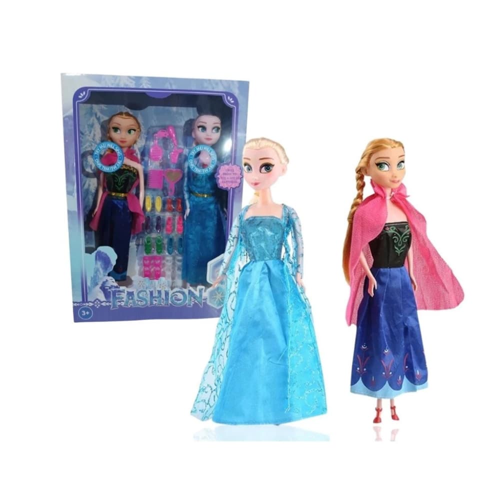 Boneca Frozen Elsa e Anna Musical Articulada 30cm Infantil com Acessórios 2 Bonecas  Envio Imediato