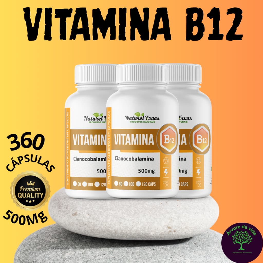 Suplemento Vitamina B12 120 Cápsulas Metilcobalanina