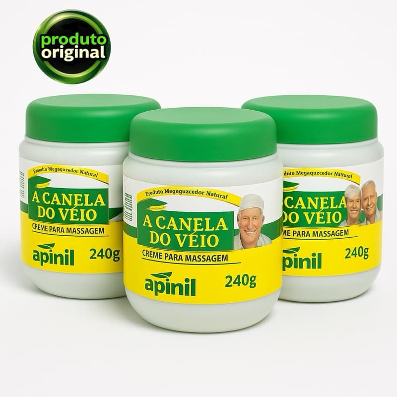 kit com 3 canela do velho apinil 240grs