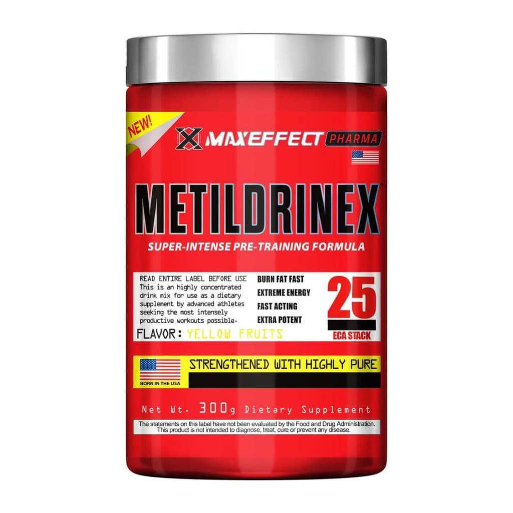 Suplemento Pré-Treino Frutas Amarelas 300g | MaxEffect Pharma