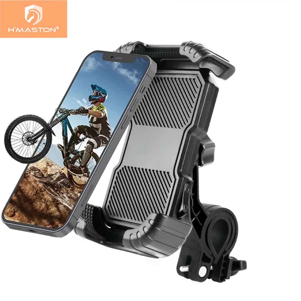 H'maston CJ-87 Suporte De Telefone Móvel De Motocicleta 360 graus MTB De Bicicleta Elétrico