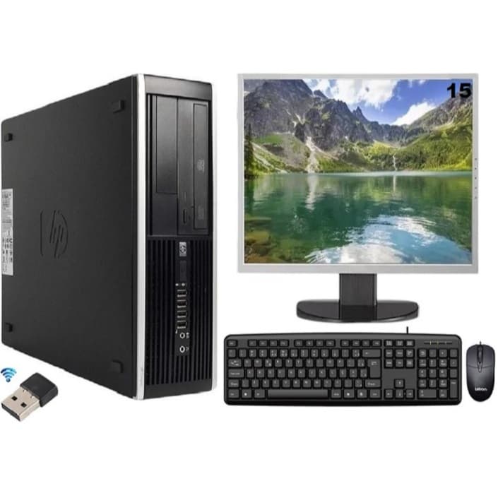 Computador Completo HP Core i3 Com 8gb ram 500gb HD Rápido Wifi Trabalho Estudo Tela 15" Promoção